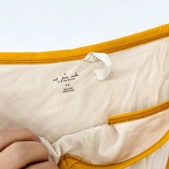 Urban Outfitters out from under M yellow v front bikini bottoms PRICE FIRM - Picture 4 of 5